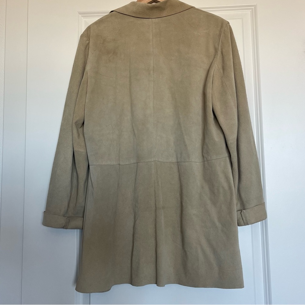 Tan Suede Shacket - Picture 3 of 6
